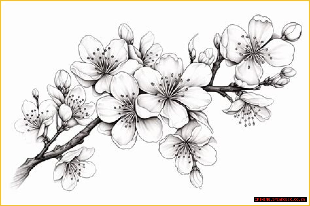 How to Draw a Cherry Blossom