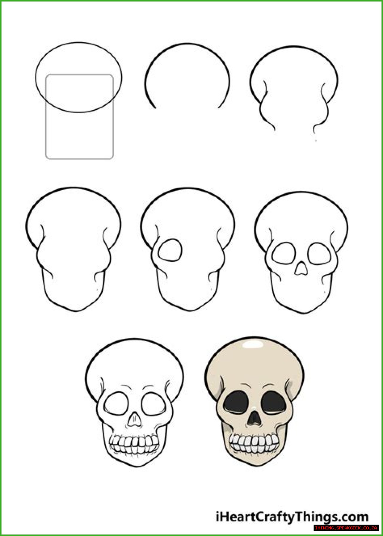 How to Draw a Skull